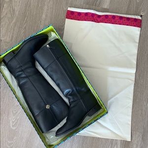 Tory Burch Jolie Leather Riding Boots